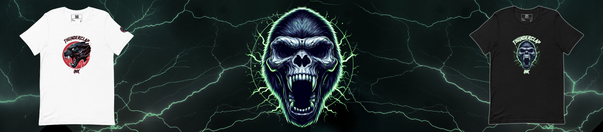 Thunderclap Ink's T-Shirts Core Head