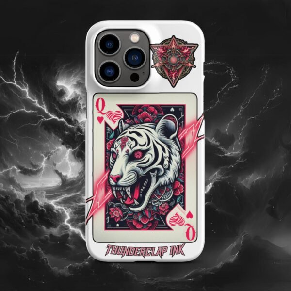 Queen of Hearts Tigress iPhone Snap case for iPhone® By Thunderclap Ink