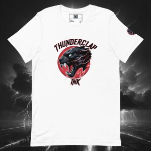 "Red Moon Panther" T-Shirt Front White