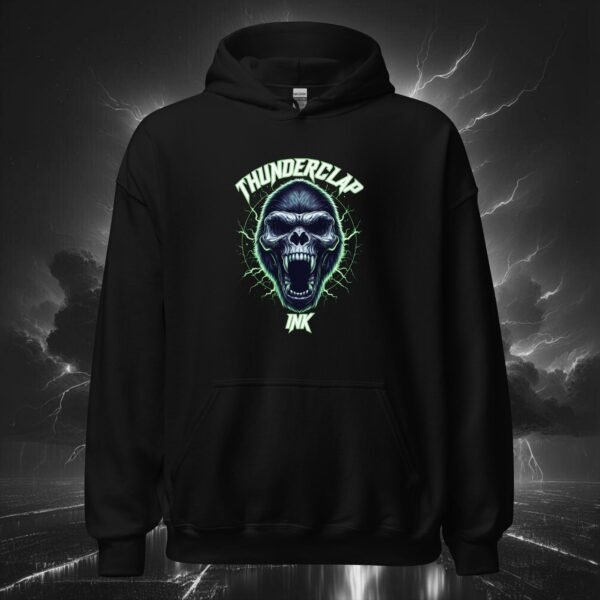 Plant Based Gorilla – Unisex Hoodie Black (Front)