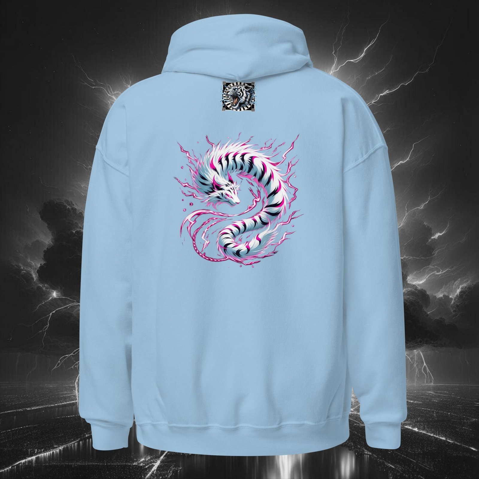 “Pink Roar” Unisex Hoodie - Image 4
