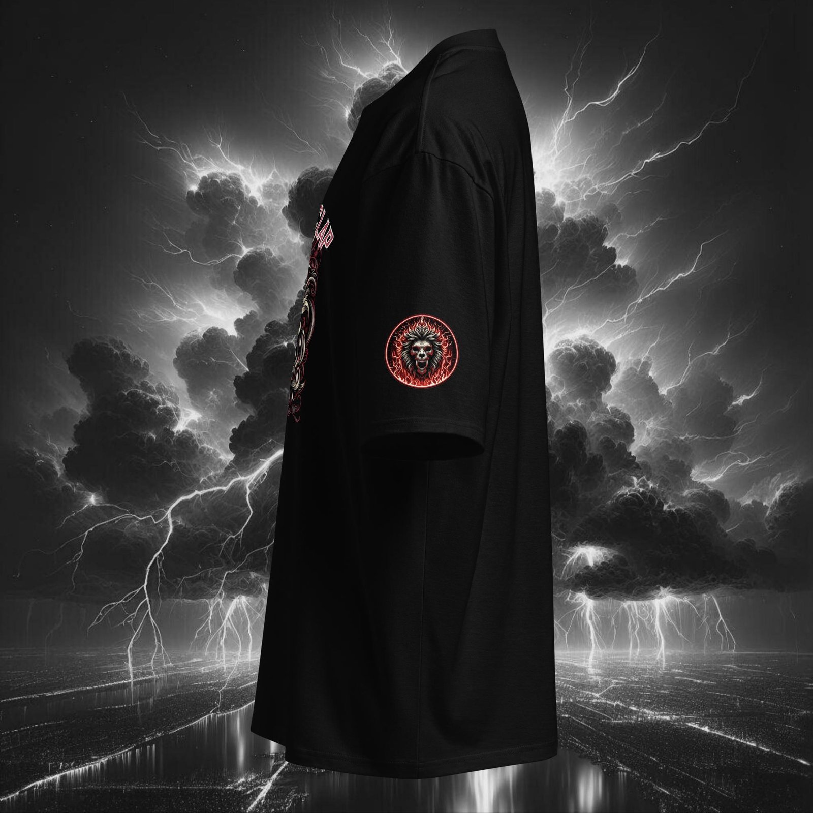 "Lion's Eternal Roar" Unisex T-shirt Sleeve