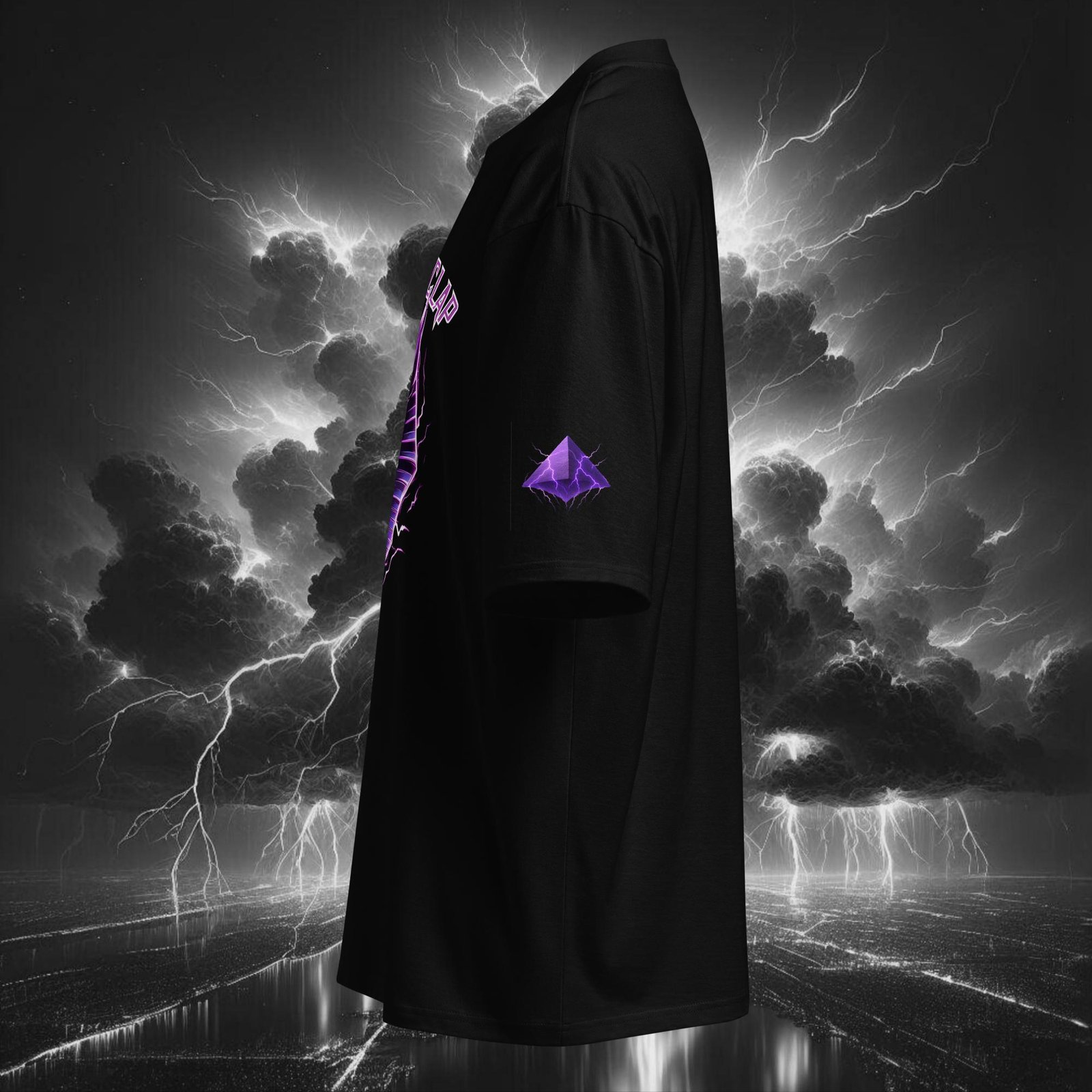 "Anubis Awakened" Unisex Oversized heavyweight T-Shirt - Image 2