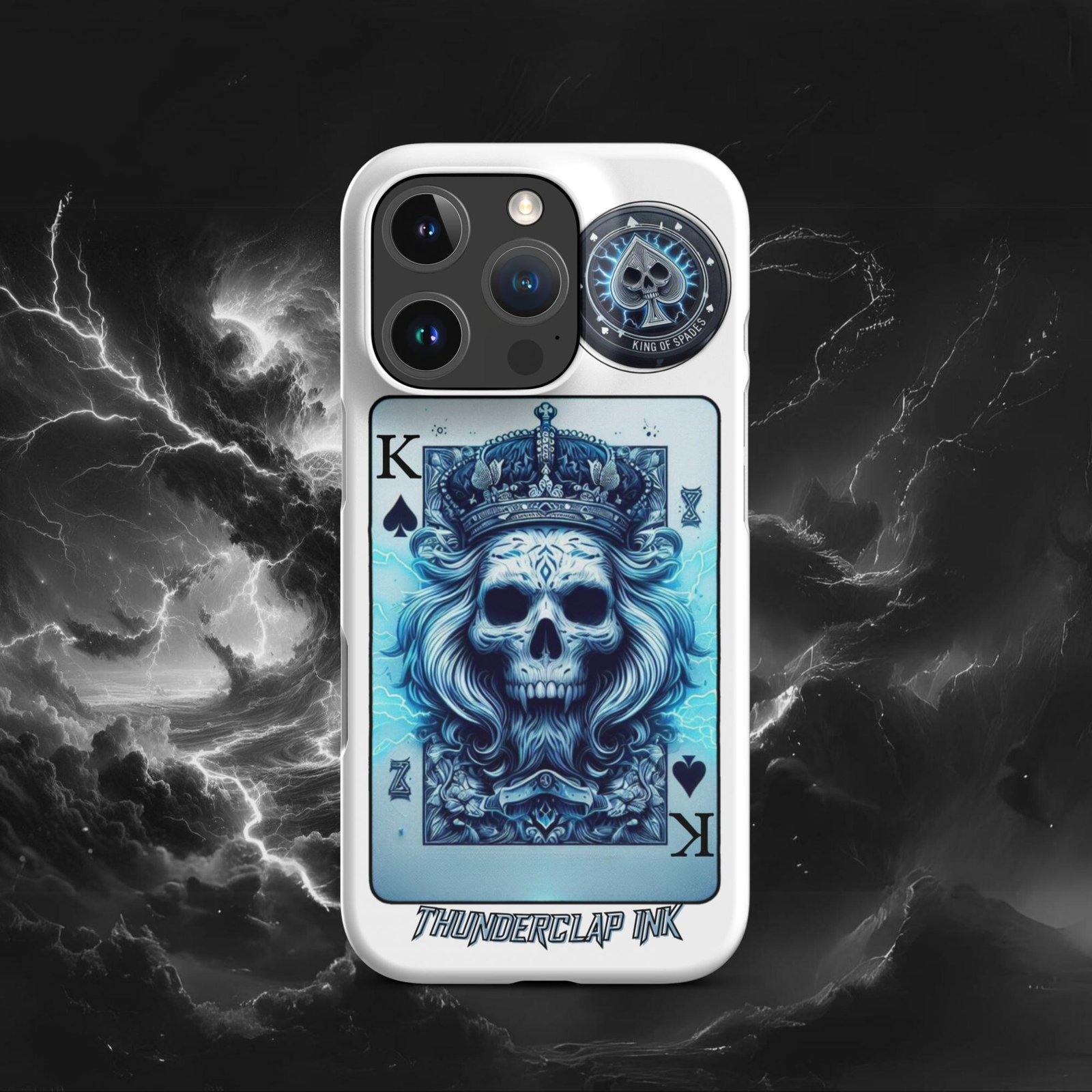 Vampire King of Spades Skull Snap case for iPhone® by Thunderclap Ink - Image 8