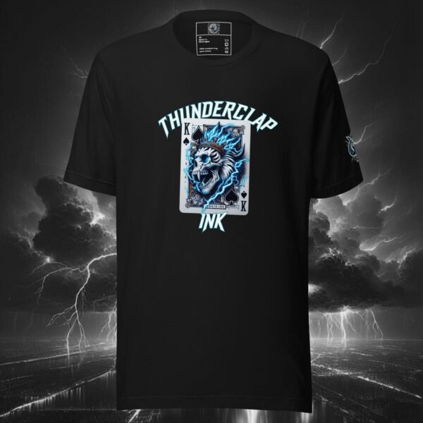 “King of Spades Voltage Skull” Unisex T-Shirt Front
